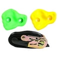thumbnail image 2 of DYNWAVECA Climbing Holds Climbing Artificial Rocks Children Nonslip Grip Obstacle Course Training with Ratchet Straps Easy Installation 2 Climbing Holds, 2 of 10