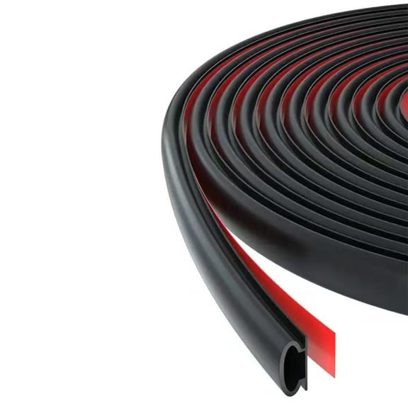 Waterproof Quarter Round Molding Rubber Trim Molding 1m for Wall & Floor Edges