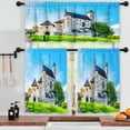 thumbnail image 3 of LALILO Kitchen Curtains and Valances Set of 3 36" Medieval Window Treatment Tiers for Window Decor, 3 of 5