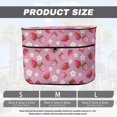thumbnail image 6 of Yuyamidu Pink Strawberry RV Propane Tank Cover, Flowers Camper Propane Tank Cover Double 30 LB Gas Cylinder Covers for RV, Travel Trailer, Camper, 6 of 8