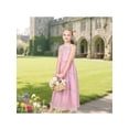 thumbnail image 2 of Sunny Fashion Flower Girls Dress Violet Lace Maxi Wedding Bridesmaid Pageant Formal 10 Years, 2 of 7