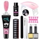 thumbnail image 1 of Kit de Gel polivinílico para uñas, lámpara LED UV para uñas, Gel de extensión para uñas, juego de arte de uñas con purpurina y solución deslizante, herramientas de manicura Tan Jianjun unisex, 1 of 2