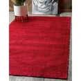 thumbnail image 1 of Unique Loom Solo Collection Solide Tapis en Peluche pour Enfants, 2 Pi 2 x 3 Pi, Rouge, 1 of 1