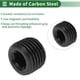 thumbnail image 3 of Accesorios de tubería de acero al carbono y latón Unique Bargains 1/4"NPT tapón hexagonal 10mm Longitud 2 Pcs, 3 of 7