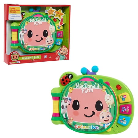 UPC: 0886144961328 | CoComelon Learning Book Interactive Toy for Toddlers with 3 Learning Modes Music Numbers Animal Sounds 50 Learning Phrases Ages 18+ Months Kids Toys for Ages 18 month