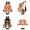 thumbnail image 4 of FORMRS Mini Backpack Purse for Women Quilted Travel Daypack Casual Shoulder Bag, Beige Geometric Circles, 4 of 7
