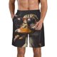 thumbnail image 1 of Balery Modern Funny Duck Traje de Baño Estilo Hawaiano para Hombre, Shorts de Secado Rápido con Bolsillos-Large, 1 of 6