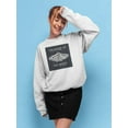 thumbnail image 2 of Live By The Moon Ii. Sweatshirt Women -Victoria Borges Designs, Female Small, 2 of 4