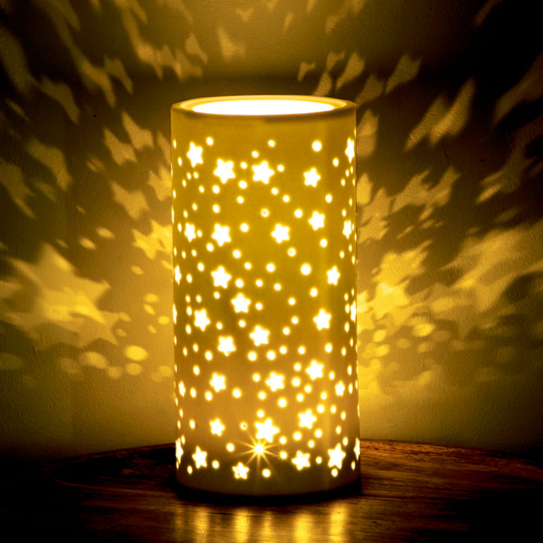 BrightSide Cut-out Star Cylinder Lamp, Battery Powered, Soft - Walmart.com