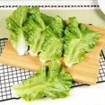 thumbnail image 5 of 5 Pcs Simulation Lettuce Leaves Artificial Vegetables Fake Green Lettuce Props for Home Kitchen Cabinet Desk Shops Decor, 5 of 5