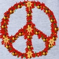 thumbnail image 2 of CafePress - Peace Wreath - Cute Infant Baby Football Bodysuit, 2 of 3