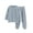 Blue, variant on Coerni Boys Girls Solid Color Fleece Outfits Kids Soft Flannel Thickened Home Clothing Baby Winter Warm Furry Sweatsuit