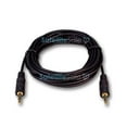 thumbnail image 3 of SatelliteSale AUXILIAR AUXILIAR AUDIO JACK DE AUDIO MAJO AL CABLE AUX Masculino PVC Cordón negro (30 pies) SatelliteSale Cables estéreo, 3 of 5