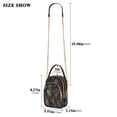 thumbnail image 2 of FORMRS Crossbody Bag for Women Quilted Travel Shoulder Cell Phone Purse with Chain Strap Handbag, Purple Floral Pattern, 2 of 7