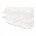 thumbnail image 6 of PET Plastic Hinged Container, 9 x 9 x 3.6, Clear, Plastic, 100/Pack, 2 Packs/Carton | Bundle of 5, 6 of 10