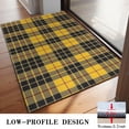 thumbnail image 3 of Yellow Black and Red Checkerboard Checkered Pattern Door Rugs,Washable Non Slip Door Mats Indoor,Decorative Door Mats,Entry Mat Indoor for Entrance,Bedroom,Kitchen,Bathroom,20"x32", 3 of 6