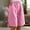 Pink, variant on Juslio Shorts for Women Straight Leg Loose Comfy Cotton Linen Solid Casual Pockets Womans Shorts