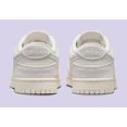 thumbnail image 4 of Nike Dunk Low Shoes 'Sail Iridescent Swoosh' HF5074-133 Women's Sizes New, 4 of 6