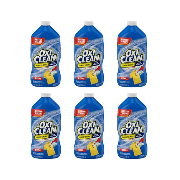 OxiClean Laundry Stain Remover Spray Refill 56 Ounce - Pack of 6