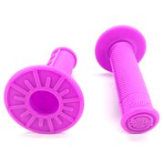 ProTaper Neon Purple Single-Density Half Waffle MX Grips (VLG-1686-NEON PURPLE)