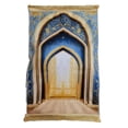 thumbnail image 3 of jifeng Prayer Rug Carpet Soft Creative Decor Islamic Themed Lightweight Velvet Muslim Style D, 3 of 9