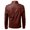Watermelon Red, variant on Puntoco Plus Size Coat Clearance Winter Men's Stand Collar Motorcycle Leather Jacket Coat Black 18(XXXXXL)