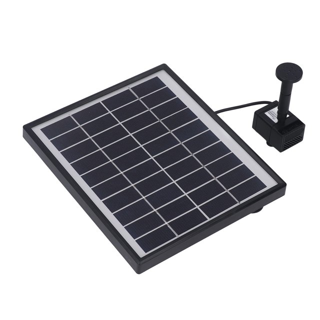 Solar Bird Bath, 10V 6W Solar Fountain Pump 0-200L/h Anti Congestion Wide Application For Pond ANGGREK Otros