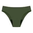 thumbnail image 4 of Splozh Swimwear Leakproof Bikini Bottoms High Waisted Coverage Swimsuit Bottom for Girls Teens Women,Army Green L, 4 of 4