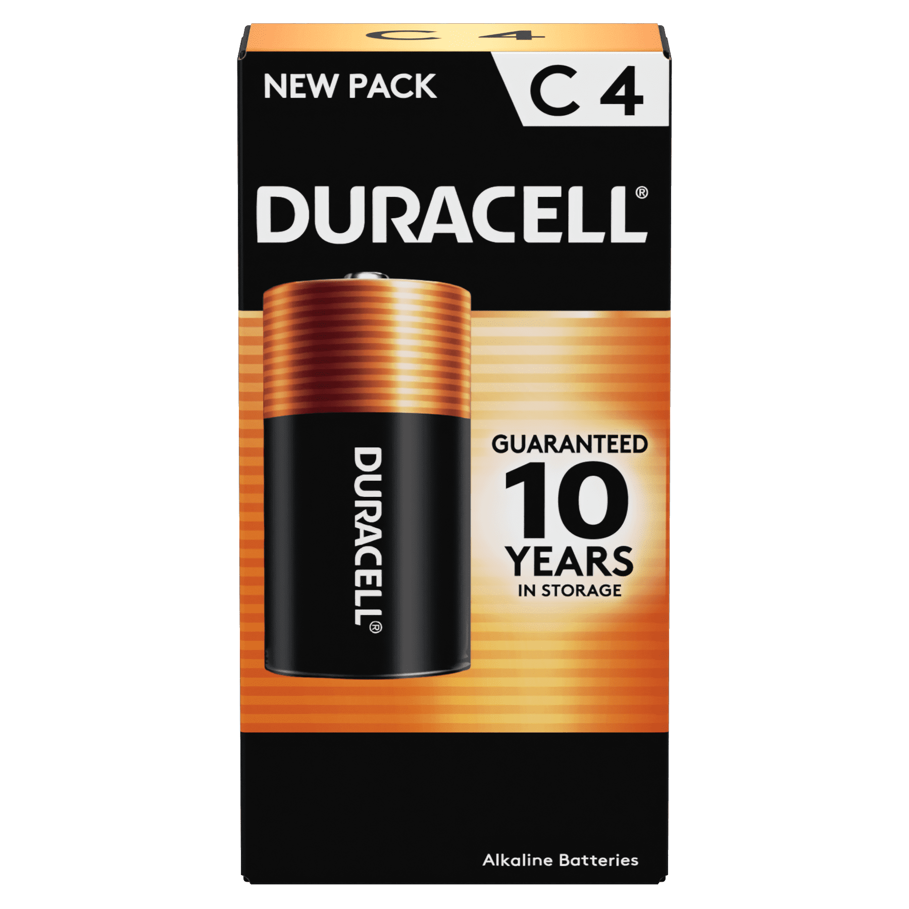(30 pack) Duracell Coppertop C Alkaline Batteries 4/PK