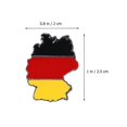 thumbnail image 4 of 2PCS Alloy Flag Germany Territories Shaped Brooch Lapel Pin Jewelry Decor for Men Women, 4 of 4