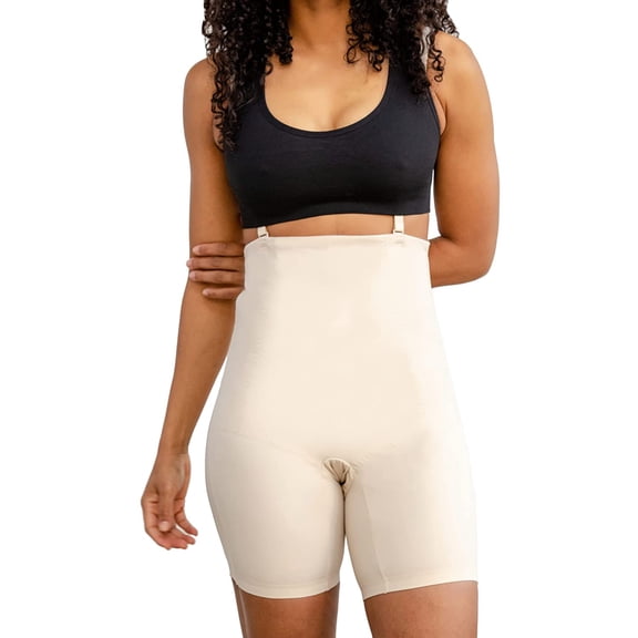 Postpartum (C-section and Natural Birth) Recovery Support Garment (Motif Medical) Abdominal / Hip / Thigh Nude Medium 1Ct
