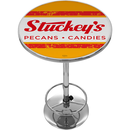Stuckeys Vintage Chrome Pub Table