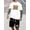 White D, variant on Vintage Retro Graphic T-Shirt Mens T Shirt Short Sleeve Tops Plain Solid Basic Sportwear Casual Crewneck Pullover Top Muscle Tee Textured Shirt White XXL