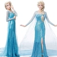thumbnail image 4 of Vestido de princesa a la venta para mujer, cosplay de Halloween, Elsa, 4 of 7