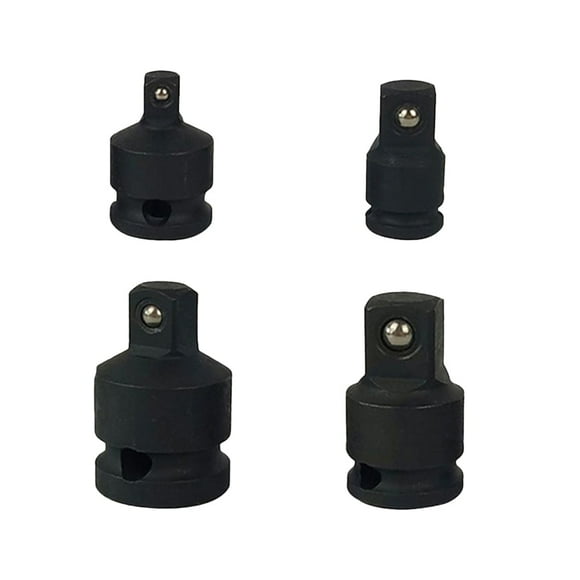 4pcs Impact Socket Adapter and Reducer Kit Impact Drive Socket Reducer Adapter