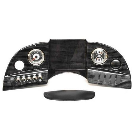 Avalon Pontoon Boat Gauge Panel 125744 | Gray Woodgrain