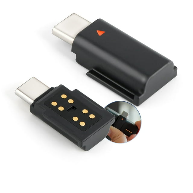 HBIHGHHONG para adaptador DJI MIC 2, teléfono tipo C, receptor de micrófono inalámbrico para micrófono 2, adaptador tipo C, teléfono, PC, tableta, micrófono USB, accesorios