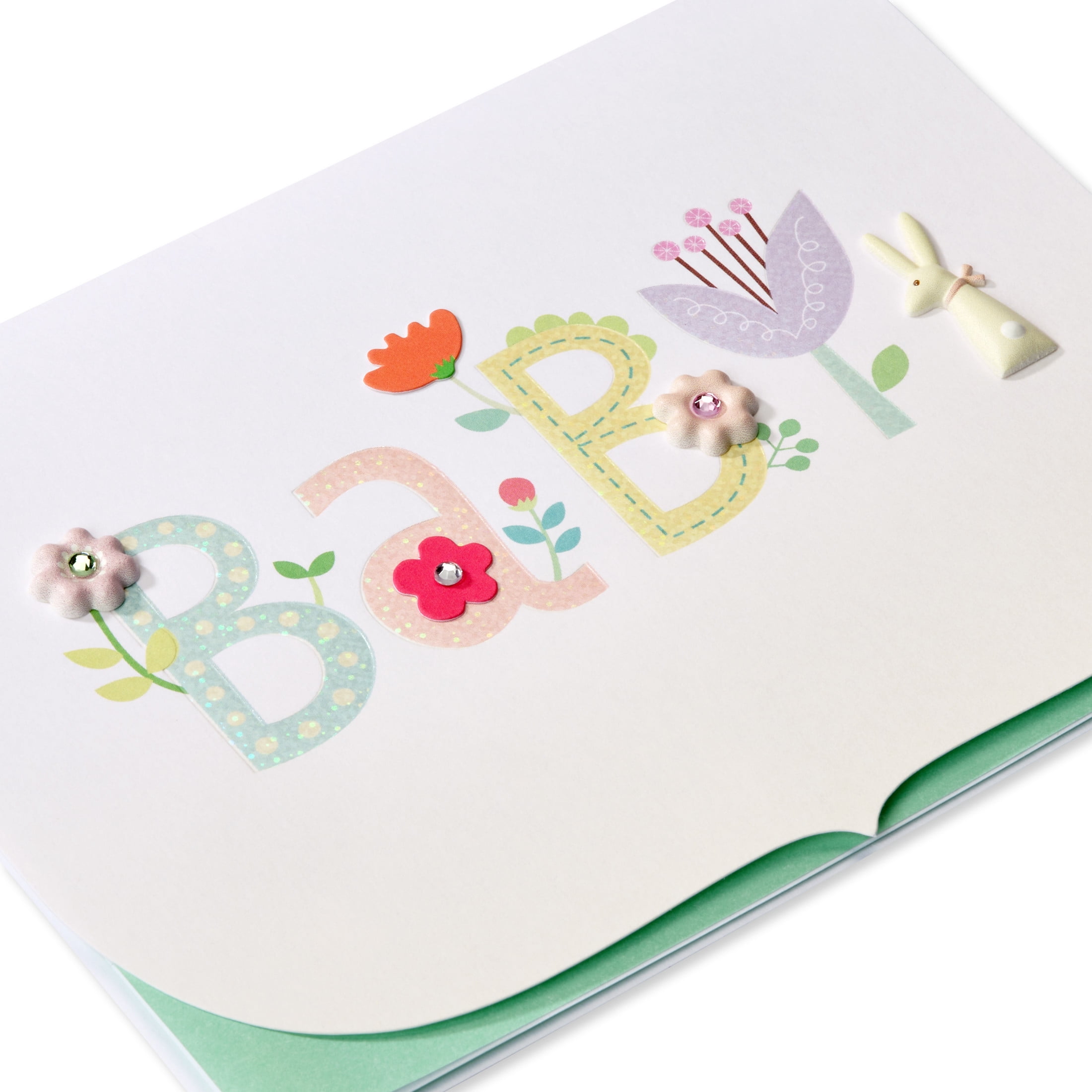 Papersong Premium New Baby Card for New Mom (Sweet New Addition)