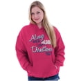 thumbnail image 3 of Always Ask For Directions Bible Hoodie Sweatshirt Women Brisco Brands S, 3 of 6