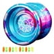 thumbnail image 1 of Yoyo Que No Responde, Yoyo Profesional para NiñOs, Pelota de Yoyos para Principiantes de Aluminio para Jugadores de Yoyos con Cuerdas de 10 Yoyos, 1 of 5