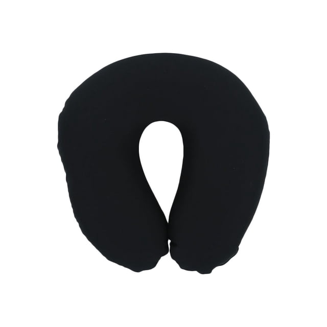 Cojin de Viaje Luna Land Cojin para Cuello con Microperlas Antiestres Color Negro