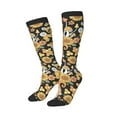 thumbnail image 2 of Balery Mushrooms Honeycomb Fun Novelty Socks Men'S Women'S Crew Socks Funny Crazy Novelty Socks Quirky And Cool Socks, 2 of 9