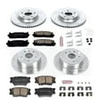 thumbnail image 3 of PowerStop Front and Rear Z23 Evolution Sport Carbon-Fiber Ceramic Brake Pad and Drilled & Slotted Rotor Kit Fits: LEXUS TOYOTA Select Models K6480, 3 of 10