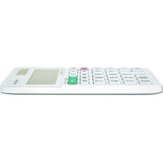 Sharp EL-377WB 10-Digit Display Handheld Calculator Battery Powered, White