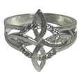 thumbnail image 2 of JOYARIS Anillo Nudo De Bruja Con Zirconias En Plata Solida 925 Talla 6 AN-0000303, 2 of 3