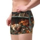 thumbnail image 2 of Fotbe Cat Asleep Among Flowers Calzoncillos Tipo Boxer con Bolsa de Soporte Total para Hombre, X-Temp Fresco, Transpirable y de Secado Rápido-X-Large, 2 of 5