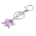 thumbnail image 1 of Crystal Stone Turtle Pendant Car Keychains for Ladies Men Bag Keyrings Buckle, 1 of 6
