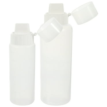 Party Salad Dressing Carafe Transparent Plastic Tomato Salsa Squeeze Bottle Container Jam or 2 Pcs
