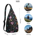 thumbnail image 4 of Tropical Butterfly Sling Backpack – Artistic & Fashionable Crossbody Shoulder Bag, MultiLayer Storage for Outdoor Adventures, Commuting & Photography, 4 of 4