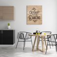 thumbnail image 2 of Stupell IndustriesThis Kitchen Is For Dancing Distressed Wood TypographyCanvas Wall Art by Lettered and Lined, 2 of 6